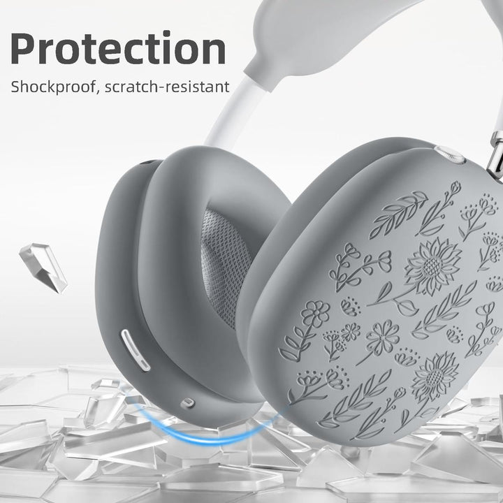 Lavender Engraved AirPods Max Case - DOKUTRONIX