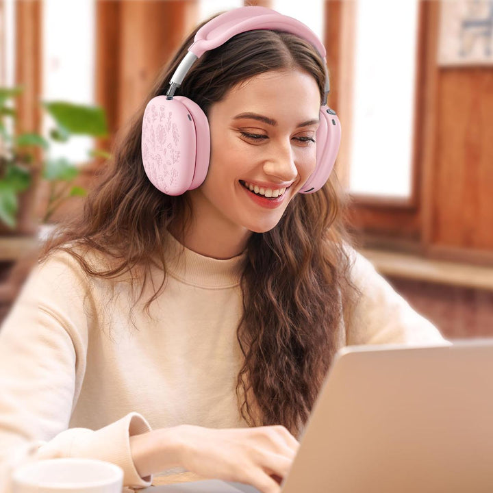 Lavender Engraved AirPods Max Case - DOKUTRONIX
