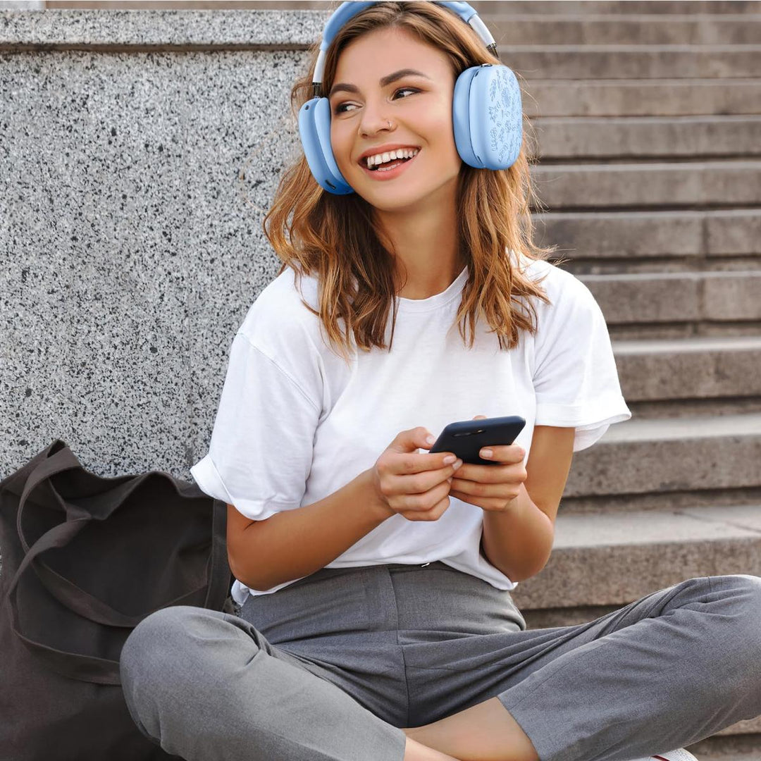 Lavender Engraved AirPods Max Case - DOKUTRONIX