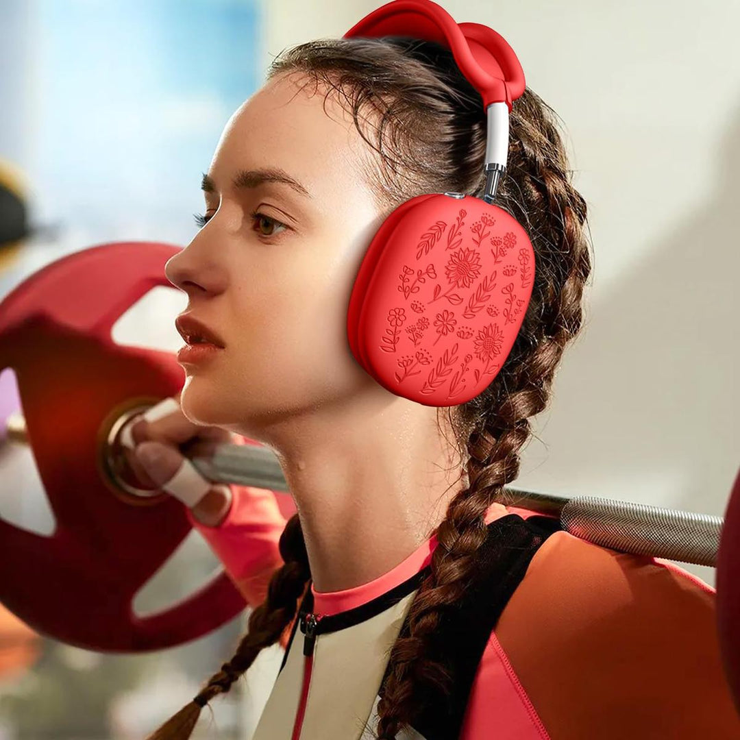 Lavender Engraved AirPods Max Case - DOKUTRONIX