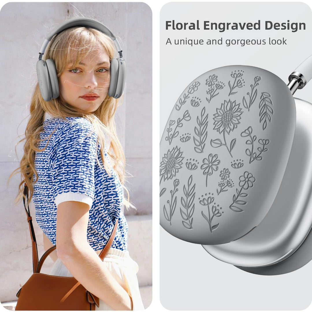 Lavender Engraved AirPods Max Case - DOKUTRONIX