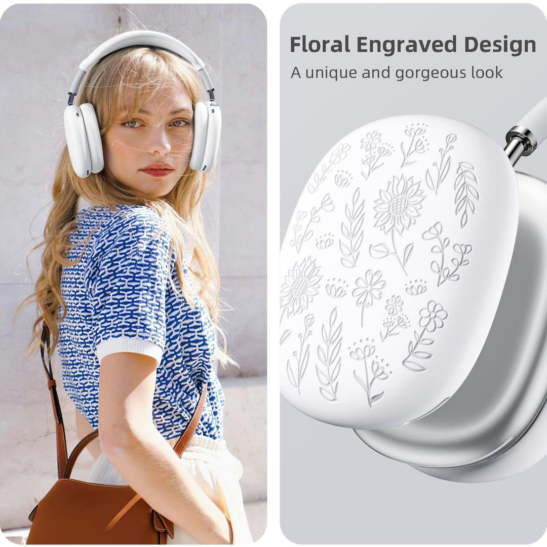 Lavender Engraved AirPods Max Case - DOKUTRONIX