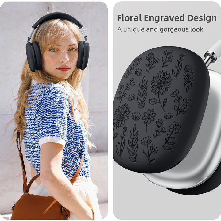 Lavender Engraved AirPods Max Case - DOKUTRONIX