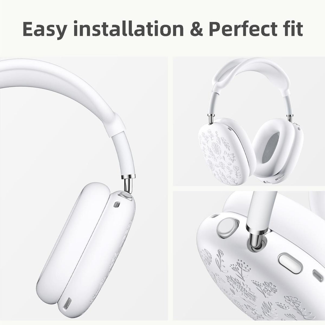 Lavender Engraved AirPods Max Case - DOKUTRONIX