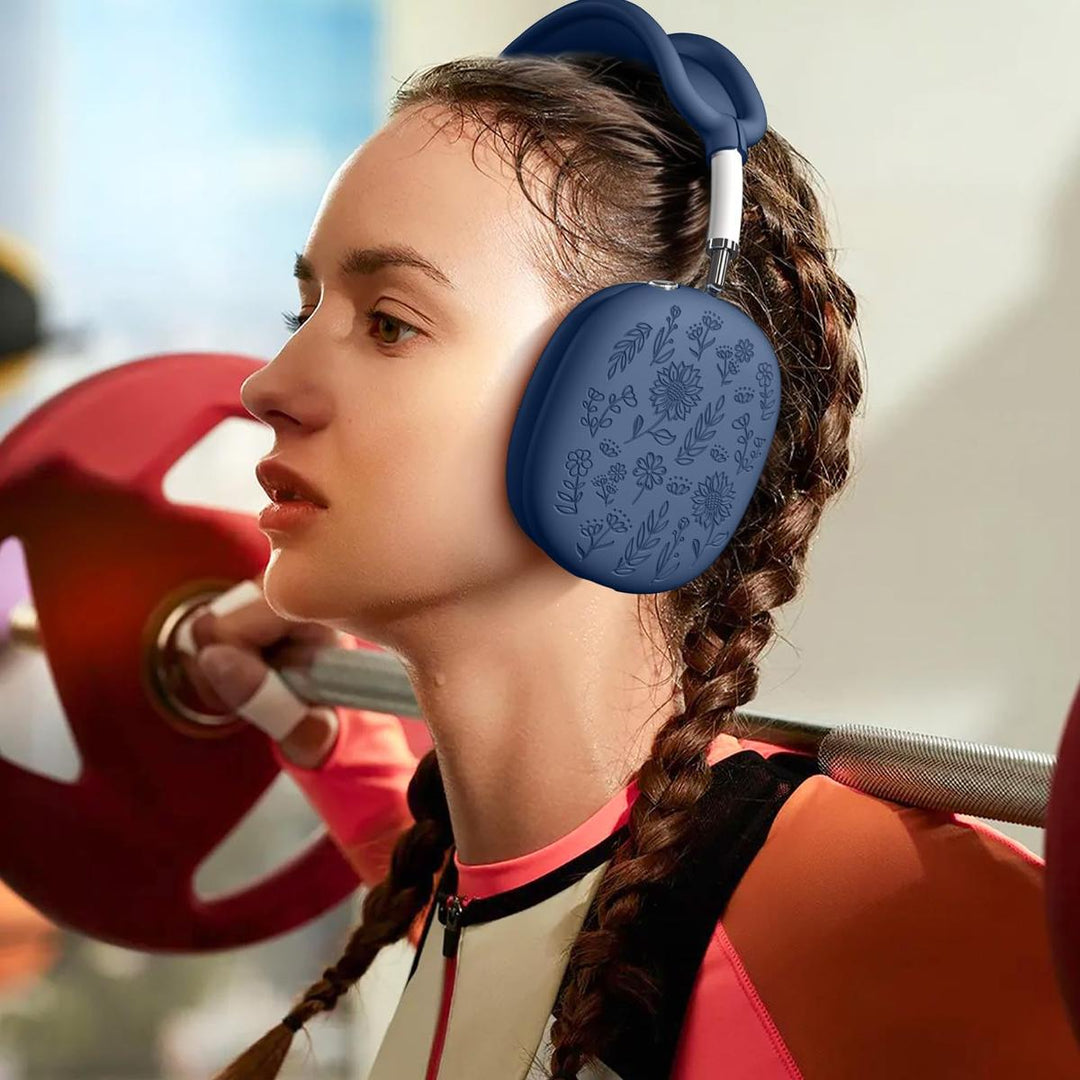 Lavender Engraved AirPods Max Case - DOKUTRONIX