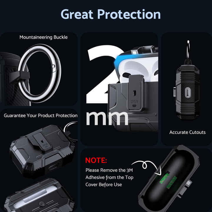 ArmorPro Ear Case for Airpods - Green - DOKUTRONIX