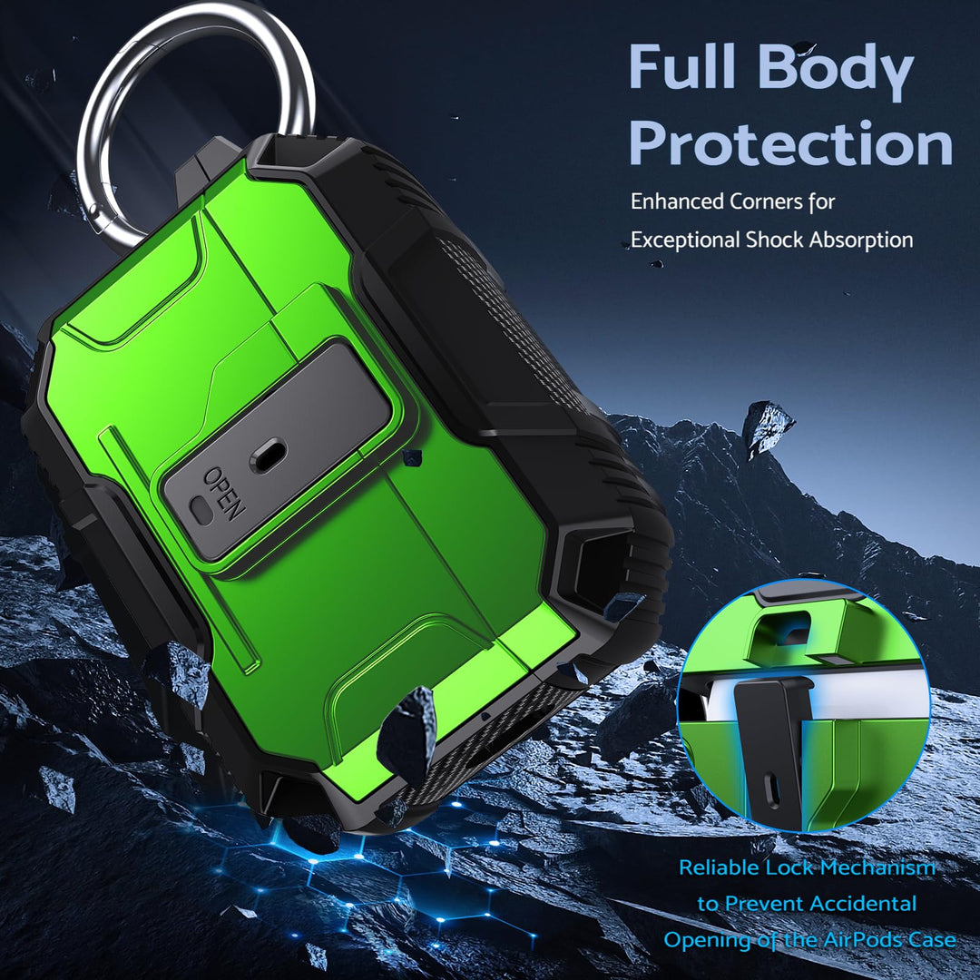 ArmorPro Ear Case for Airpods - Green - DOKUTRONIX
