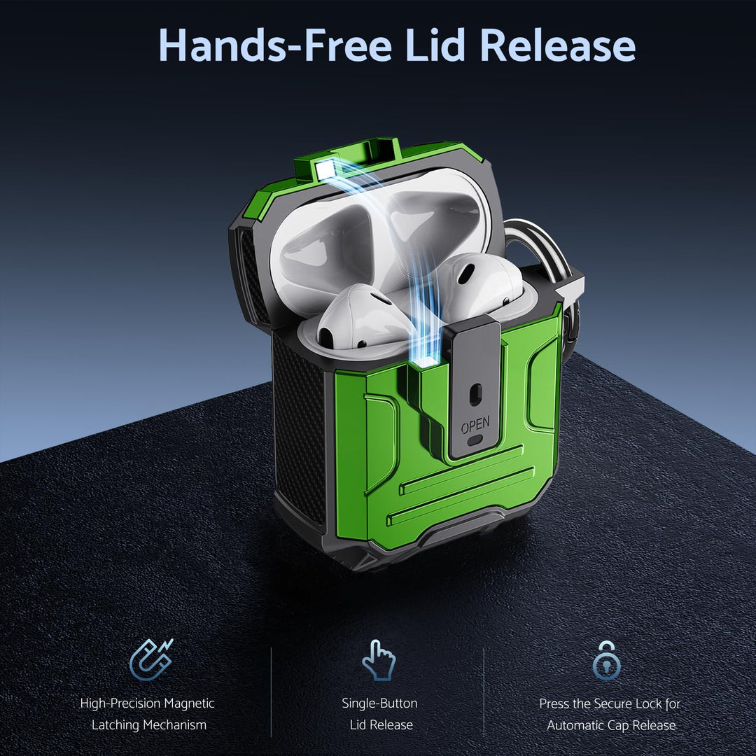 ArmorPro Ear Case for Airpods - Green - DOKUTRONIX