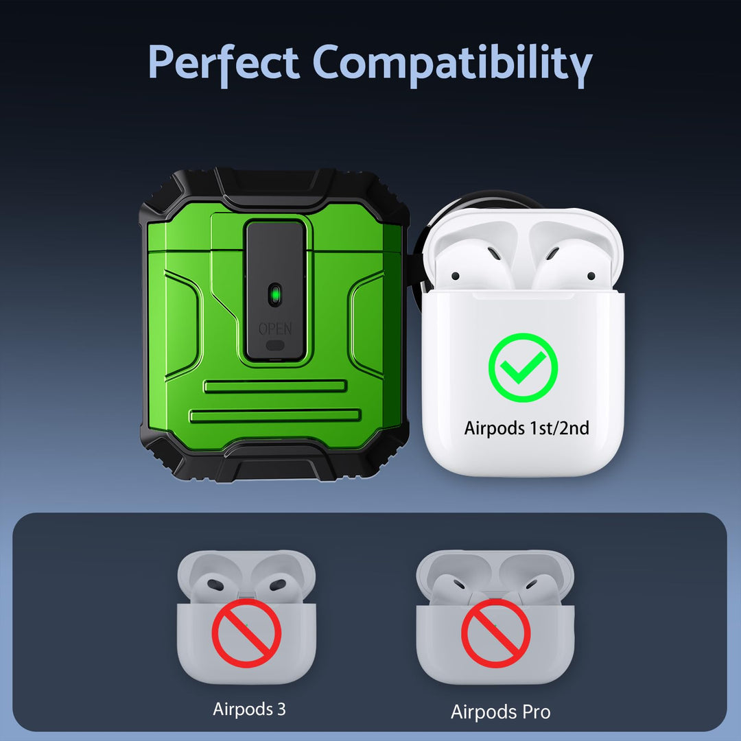 ArmorPro Ear Case for Airpods - Green - DOKUTRONIX