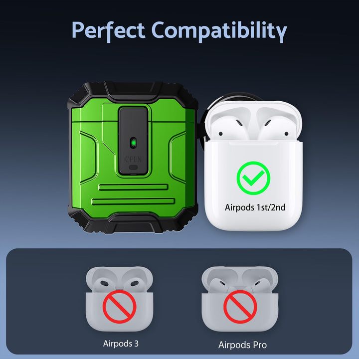 ArmorPro Ear Case for Airpods - Green - DOKUTRONIX