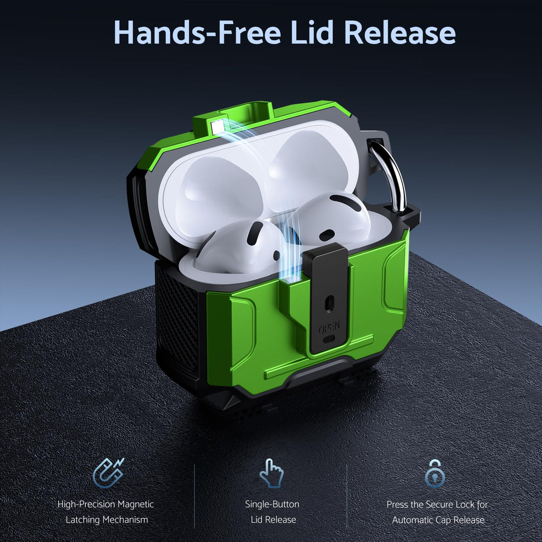 ArmorPro Ear Case for Airpods - Green - DOKUTRONIX