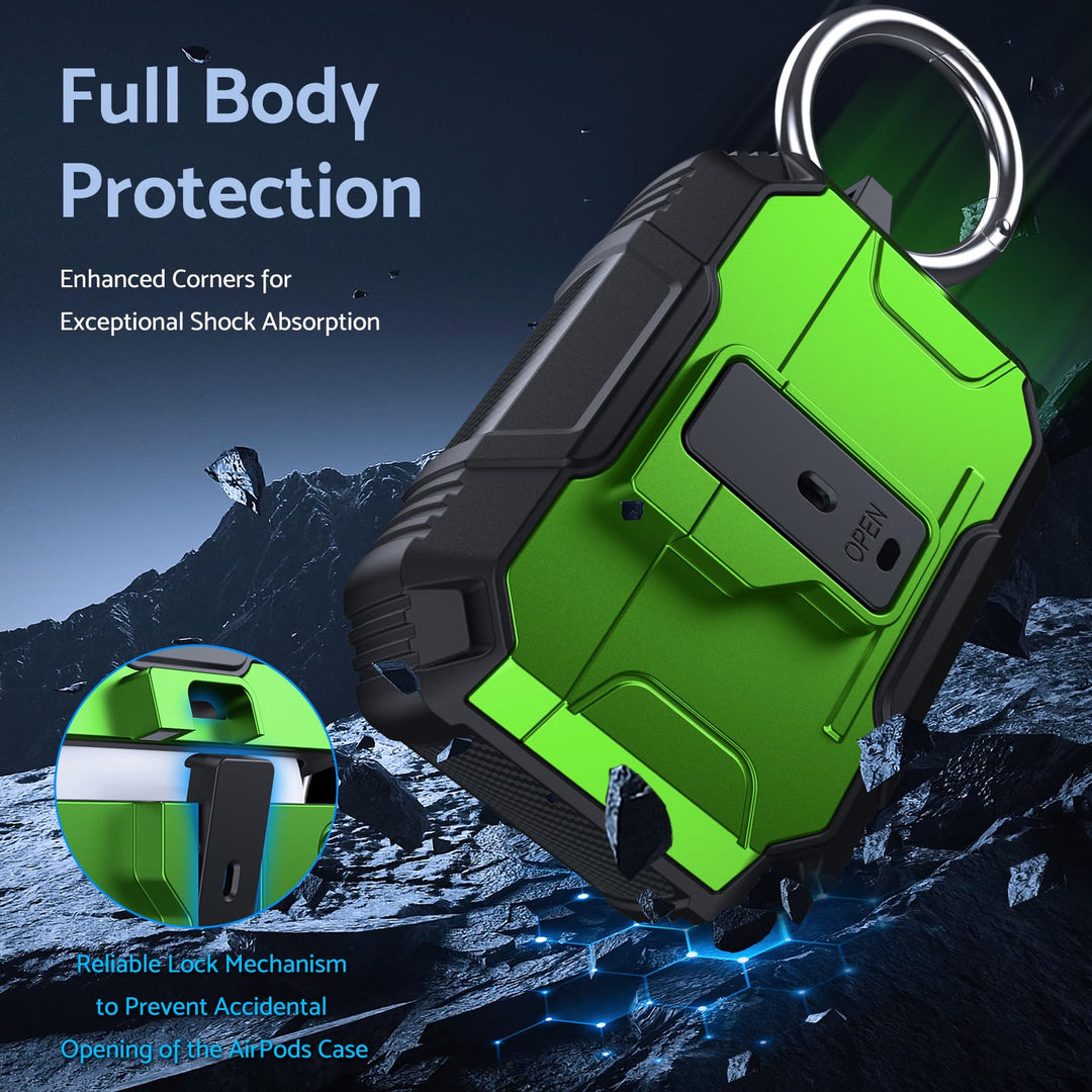 ArmorPro Ear Case for Airpods - Green - DOKUTRONIX