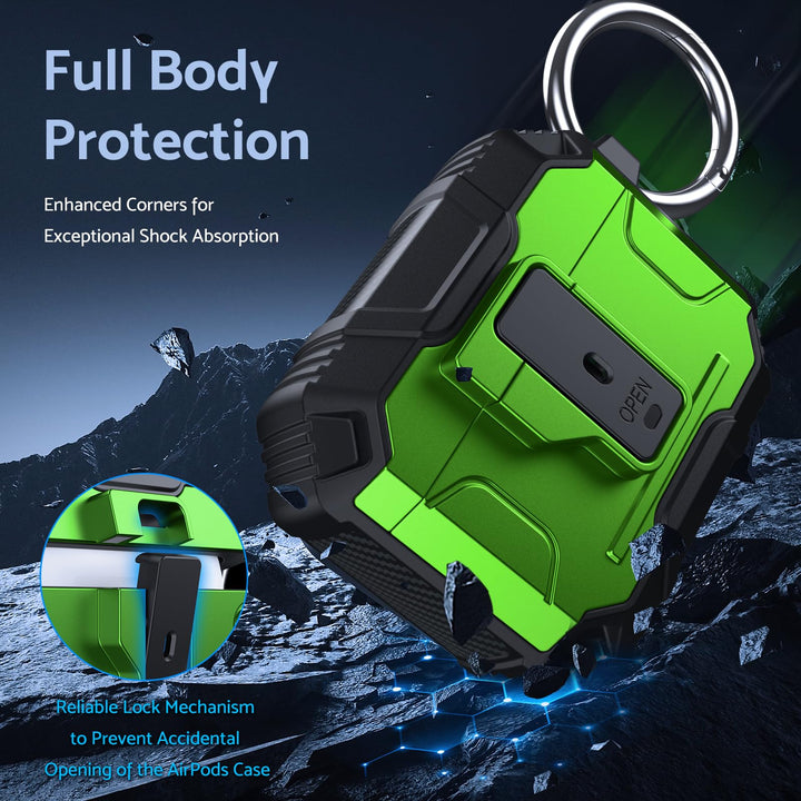 ArmorPro Ear Case for Airpods - Green - DOKUTRONIX