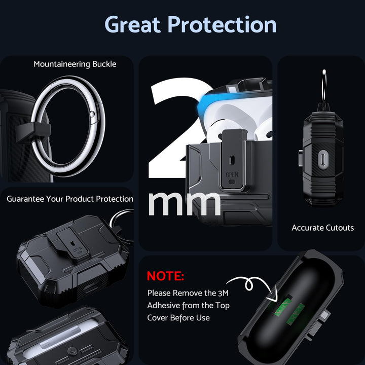 ArmorPro Ear Case for Airpods - Green - DOKUTRONIX