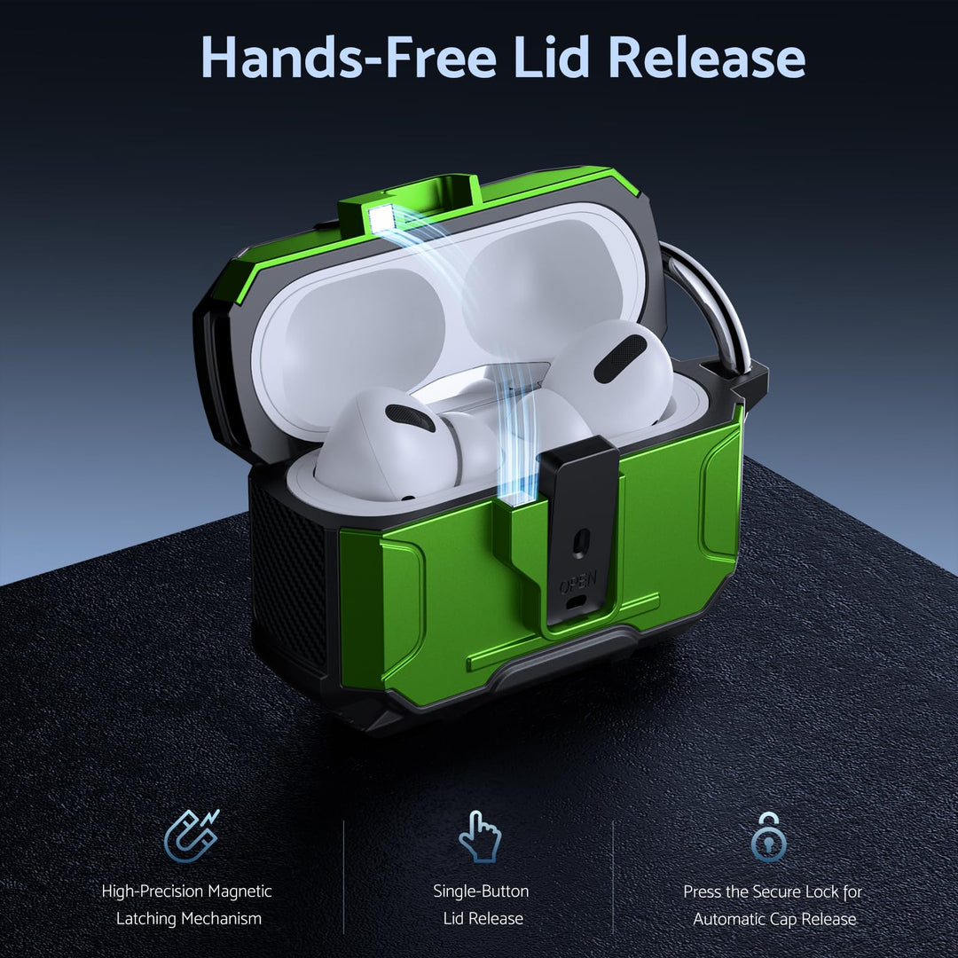 ArmorPro Ear Case for Airpods - Green - DOKUTRONIX
