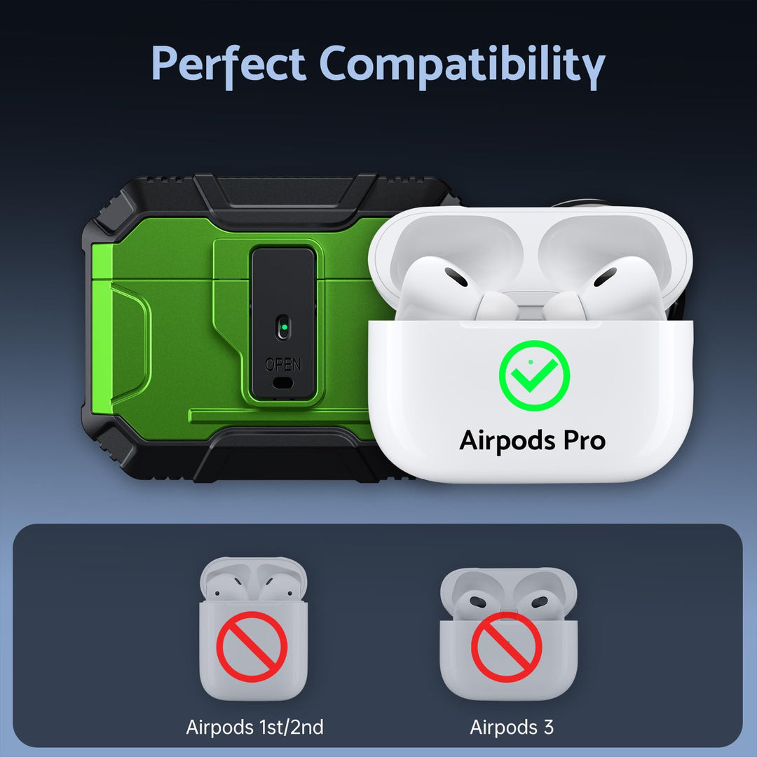 ArmorPro Ear Case for Airpods - Green - DOKUTRONIX