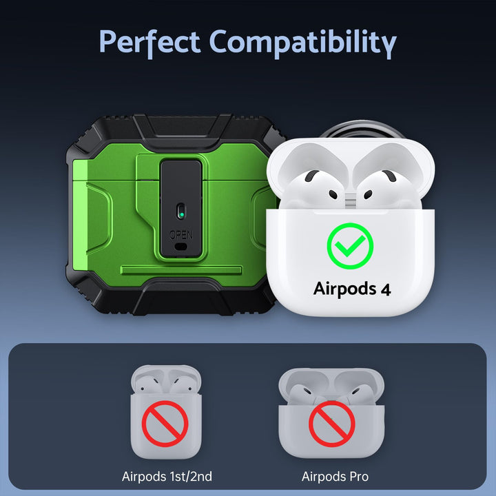 ArmorPro Ear Case for Airpods - Green - DOKUTRONIX