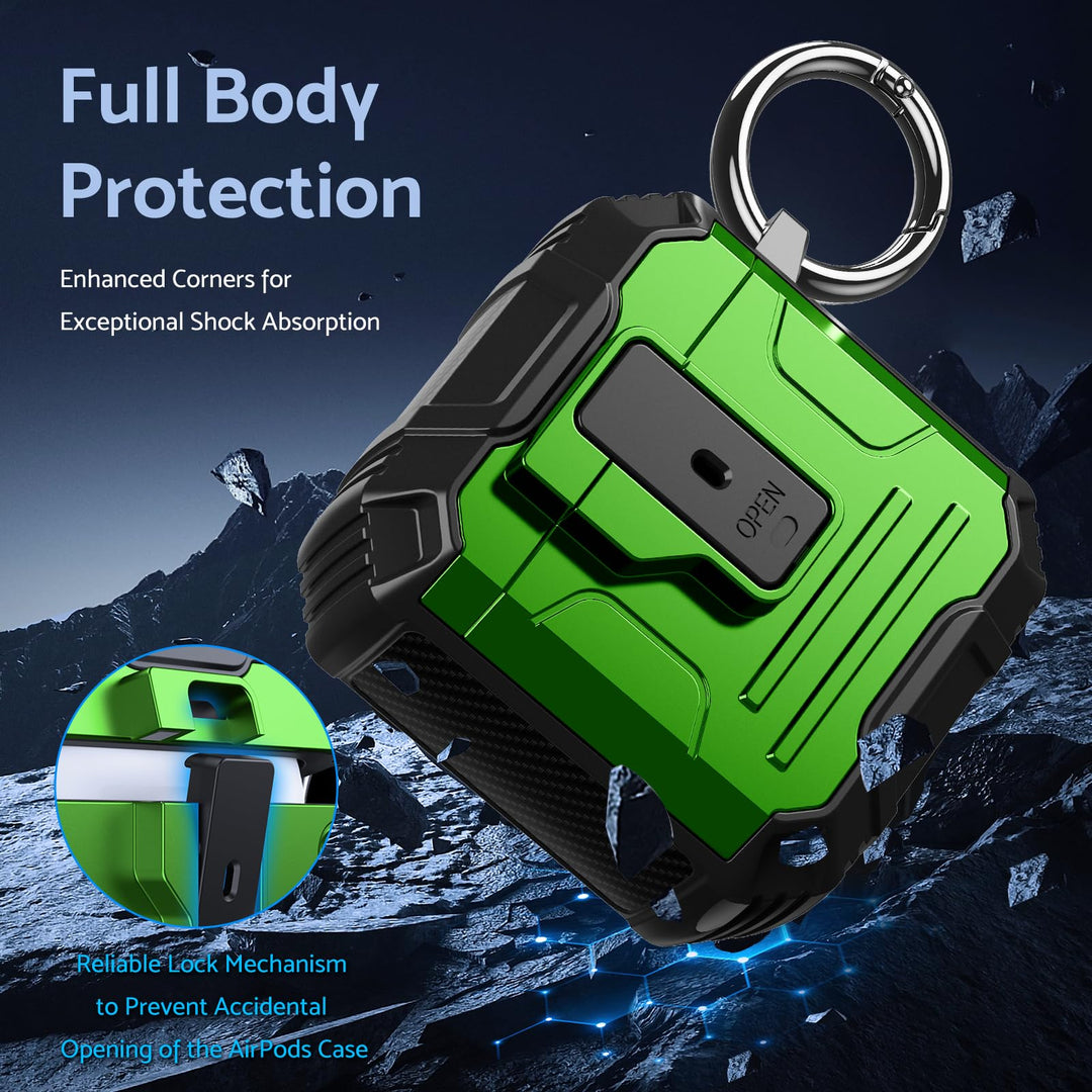 ArmorPro Ear Case for Airpods - Green - DOKUTRONIX