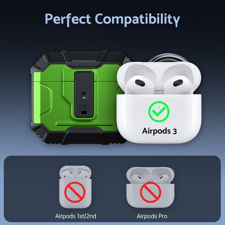 ArmorPro Ear Case for Airpods - Green - DOKUTRONIX