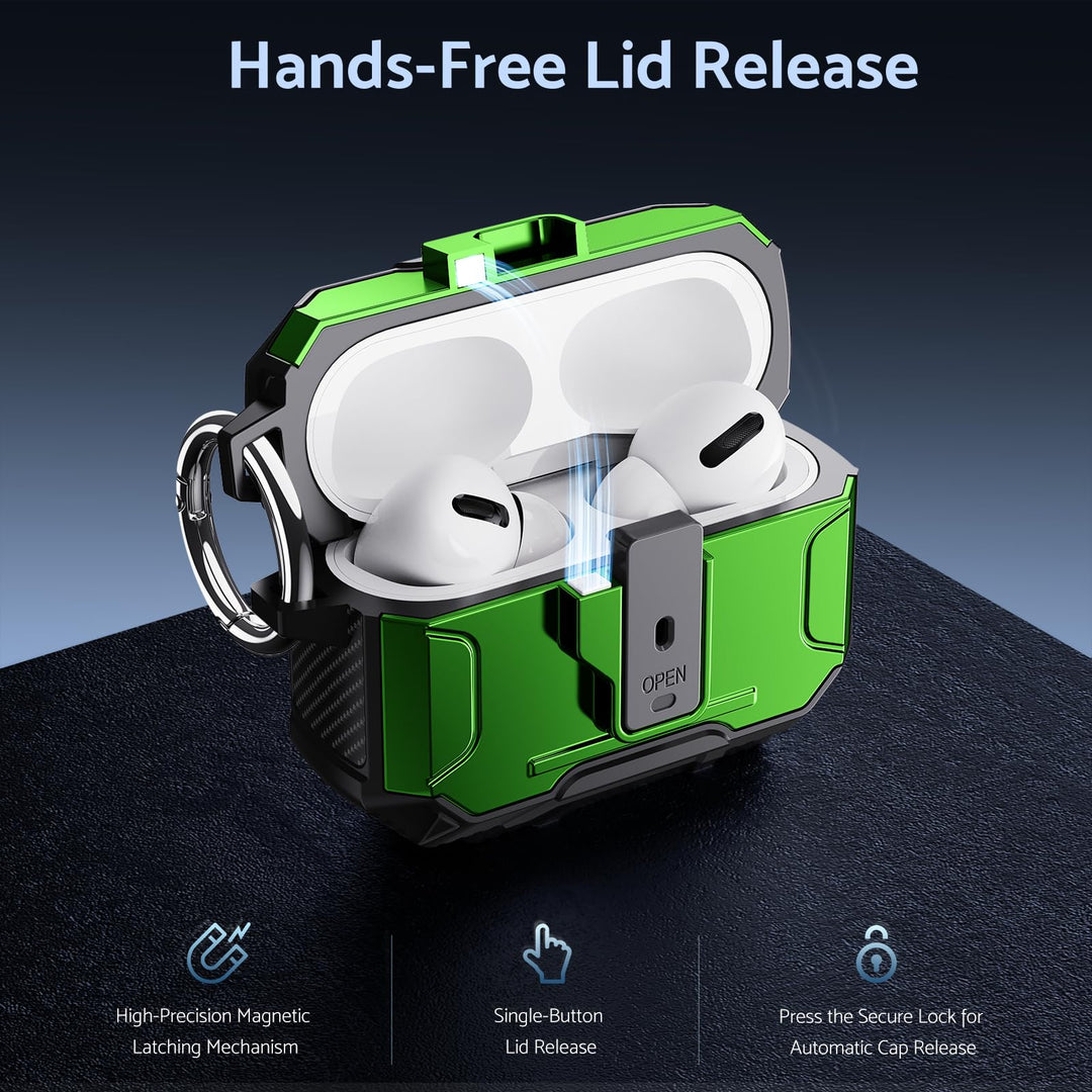 ArmorPro Ear Case for Airpods - Green - DOKUTRONIX