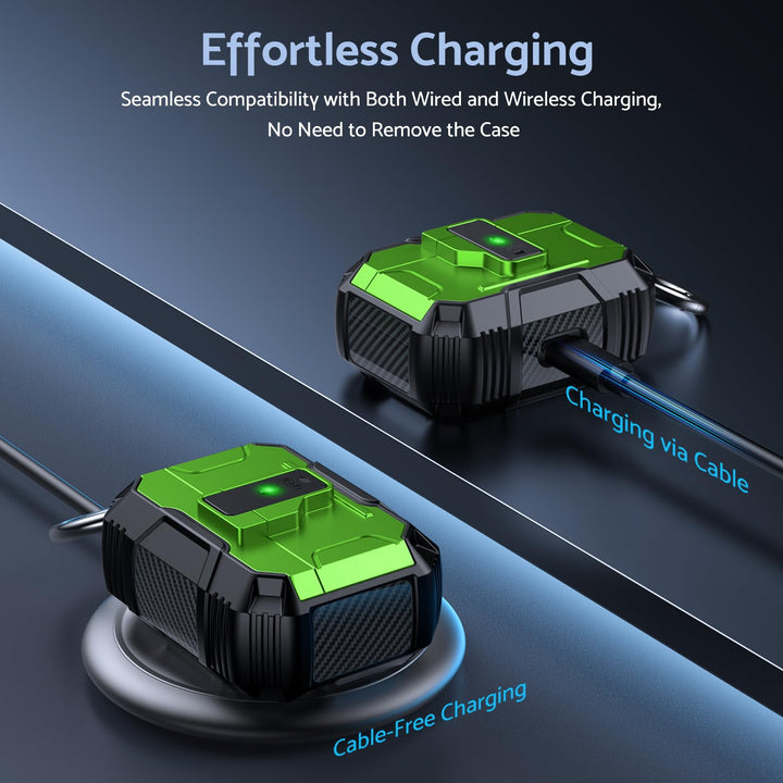 ArmorPro Ear Case for Airpods - Green - DOKUTRONIX