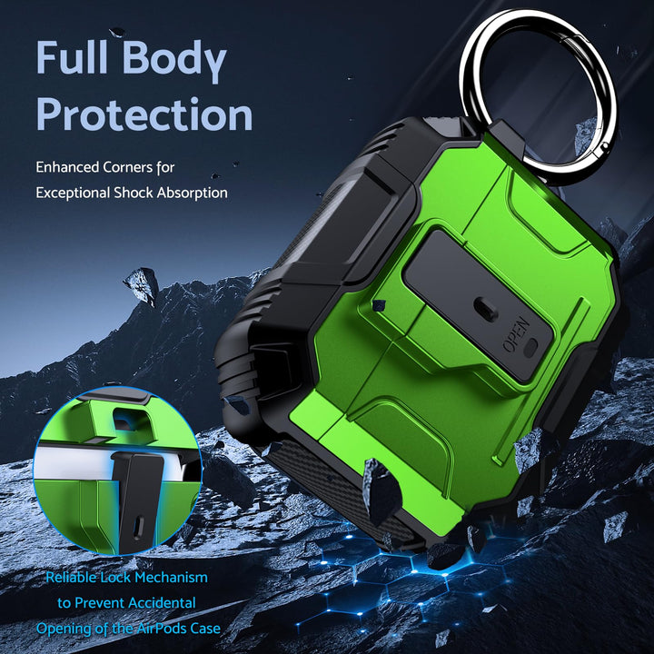 ArmorPro Ear Case for Airpods - Green - DOKUTRONIX