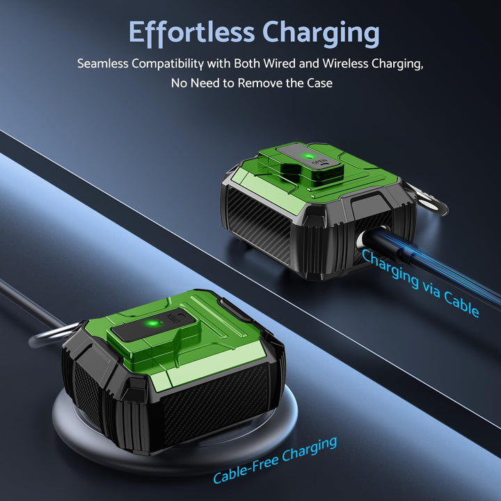 ArmorPro Ear Case for Airpods - Green - DOKUTRONIX