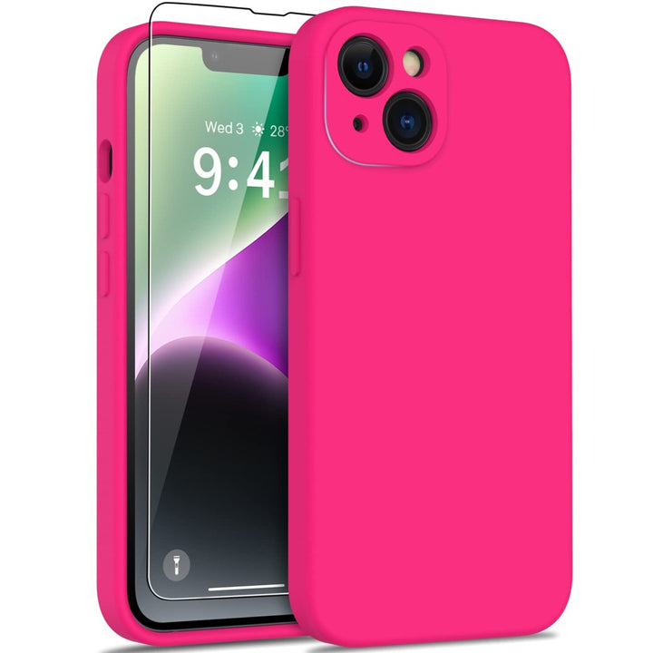 DEENAKIN Slim Fit iPhone 14 Plus Case - Hot Pink - DOKUTRONIX