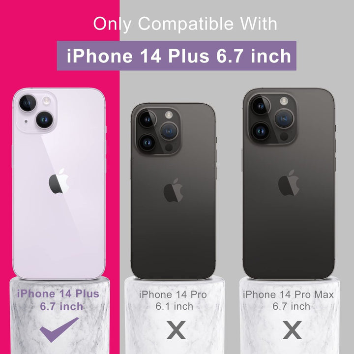 DEENAKIN Slim Fit iPhone 14 Plus Case - Hot Pink - DOKUTRONIX