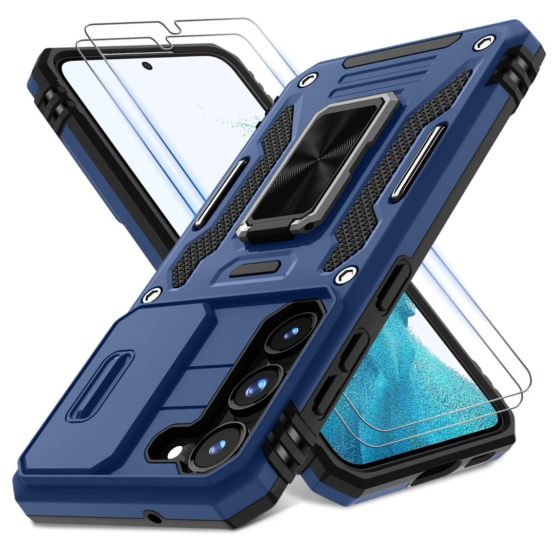 Deerlamn S23 Case: Slide Cover & Kickstand, Olive Green - DOKUTRONIX