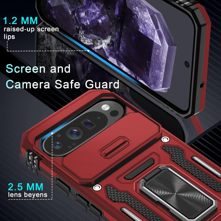 Deerlamn Pixel 9 Pro XL Shield Case with Kickstand - DOKUTRONIX