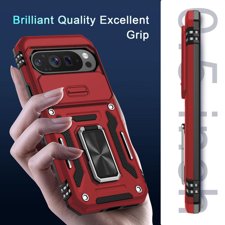 Deerlamn Pixel 9 Pro XL Shield Case with Kickstand - DOKUTRONIX
