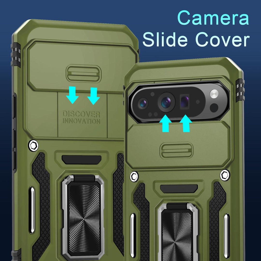 Deerlamn Shield Case for Pixel 9 Pro XL - Olive Green - DOKUTRONIX