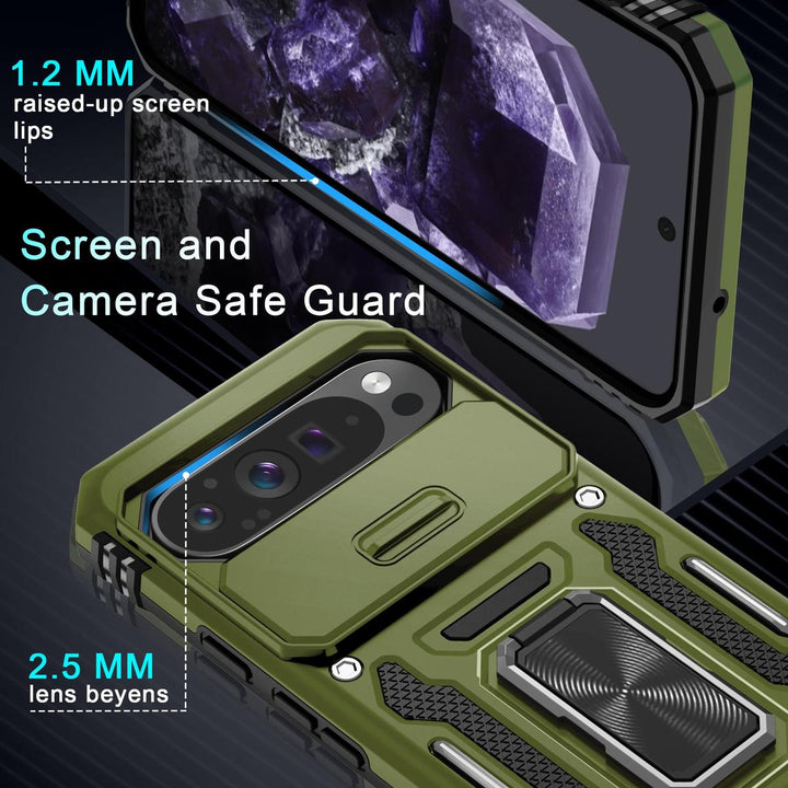 Deerlamn Shield Case for Pixel 9 Pro XL - Olive Green - DOKUTRONIX