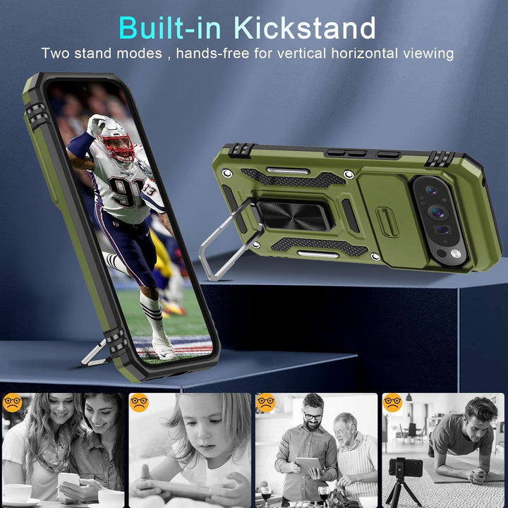 Deerlamn Shield Case for Pixel 9 Pro XL - Olive Green - DOKUTRONIX