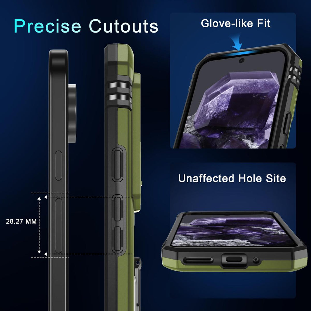 Deerlamn Shield Case for Pixel 9 Pro XL - Olive Green - DOKUTRONIX