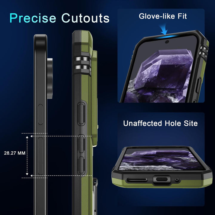 Deerlamn Shield Case for Pixel 9 Pro XL - Olive Green - DOKUTRONIX