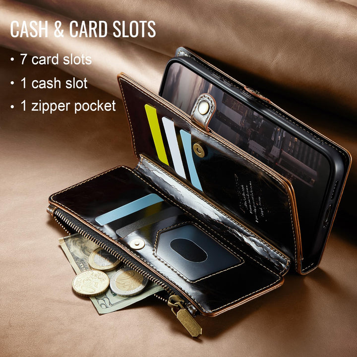 Defencase RFID Wallet Case for Galaxy S23 - Purple - DOKUTRONIX