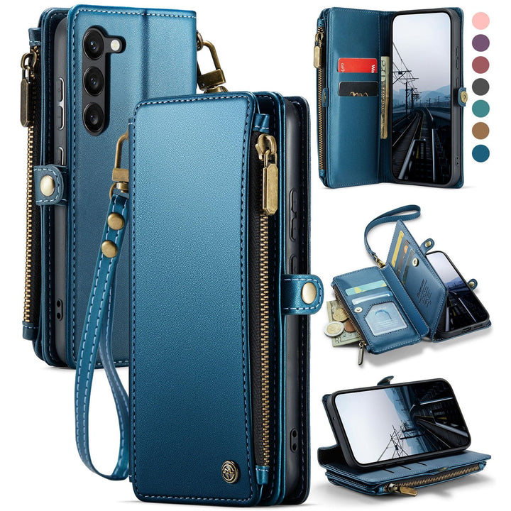 Defencase RFID Wallet Case for Galaxy S23 - Purple - DOKUTRONIX