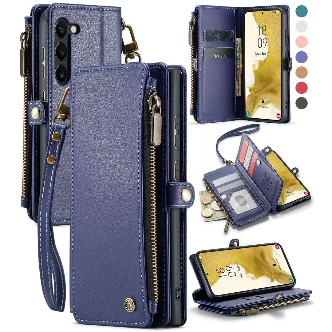 Defencase RFID Wallet Case for Galaxy S23 - Purple - DOKUTRONIX