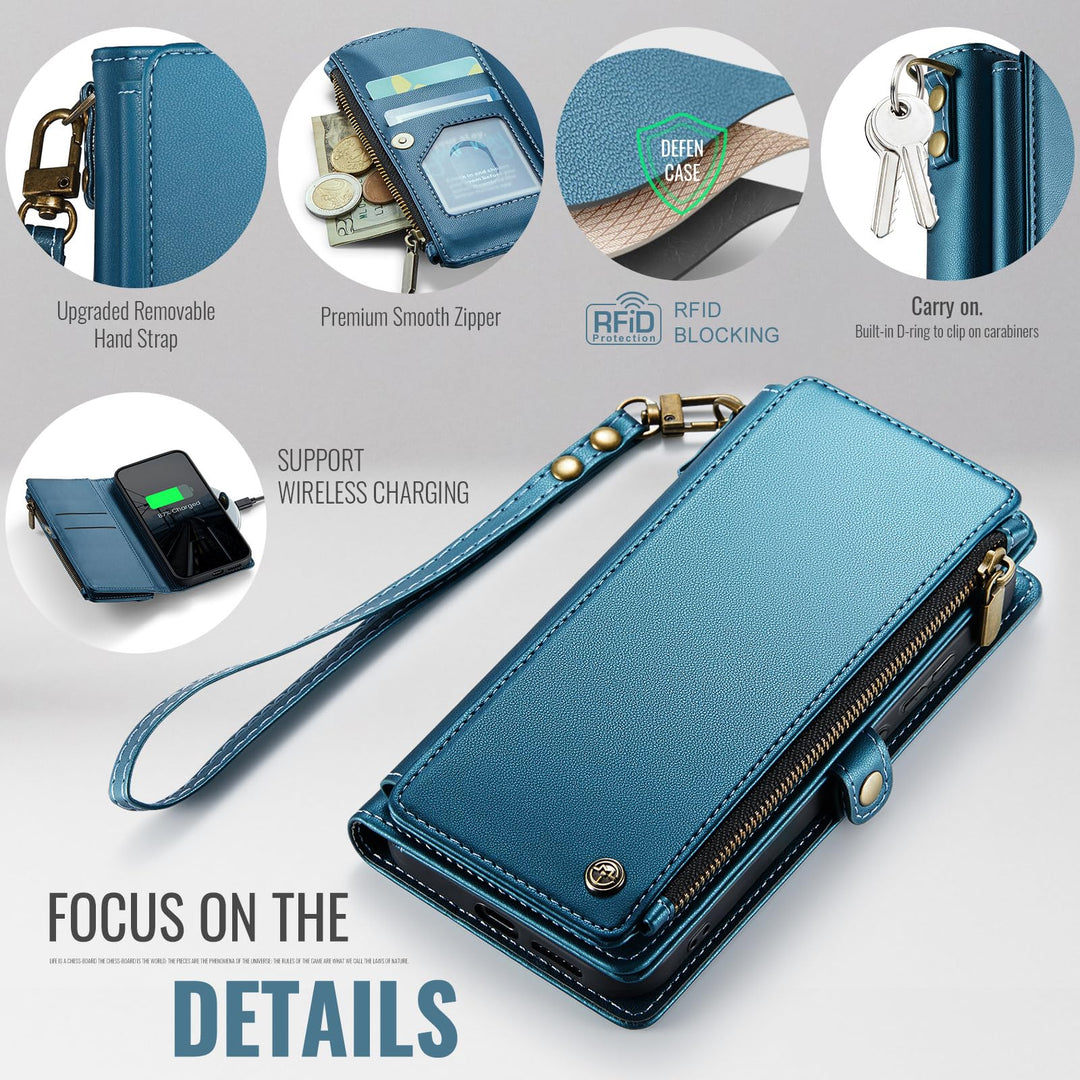 Defencase RFID Wallet Case for Galaxy S23 - Purple - DOKUTRONIX