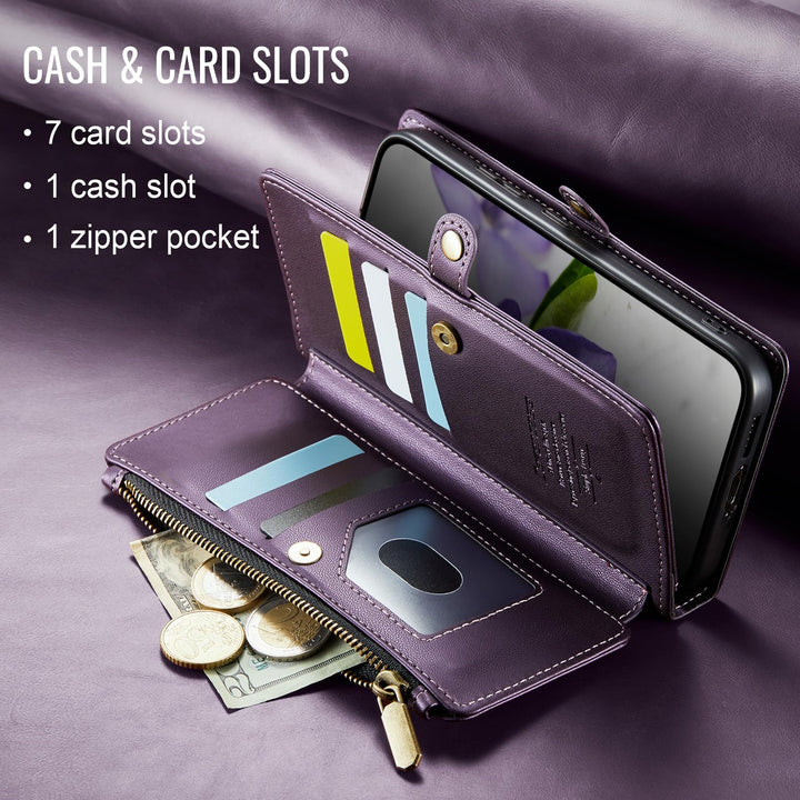 Defencase RFID Wallet Case for Galaxy S23 - Purple - DOKUTRONIX
