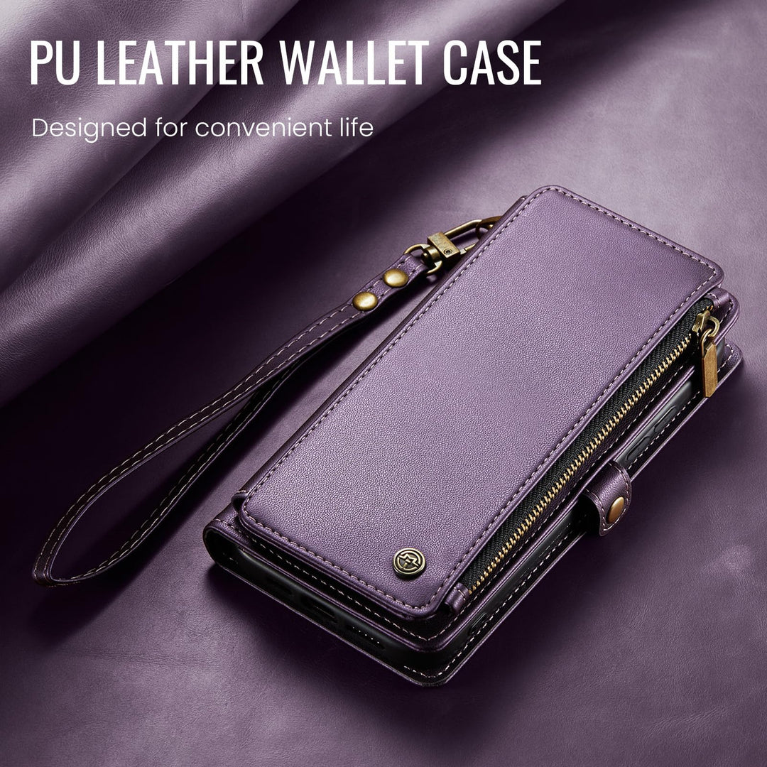 Defencase RFID Wallet Case for Galaxy S23 - Purple - DOKUTRONIX