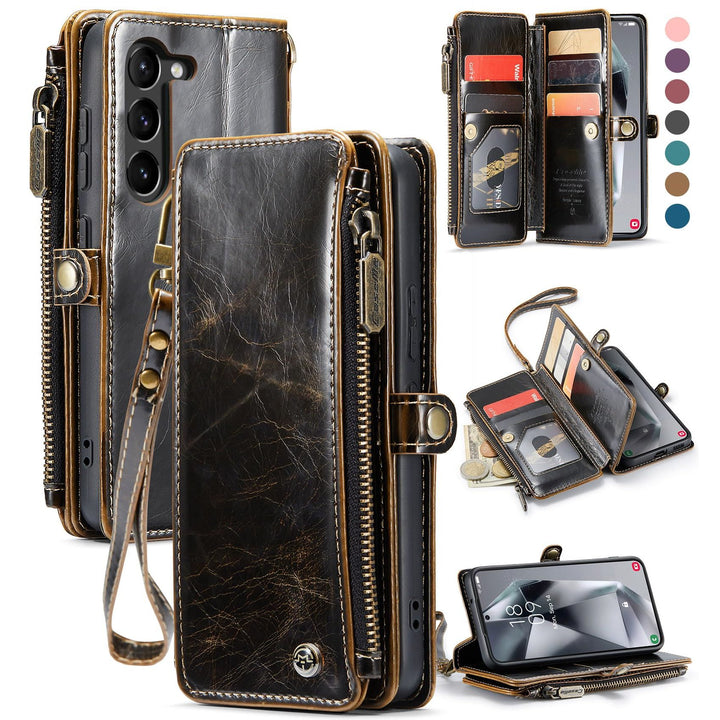 Defencase RFID Wallet Case for Galaxy S23 - Purple - DOKUTRONIX