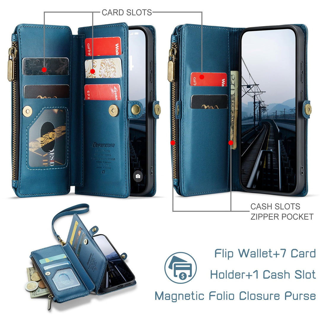 Defencase RFID Wallet Case for Galaxy S23 - Purple - DOKUTRONIX