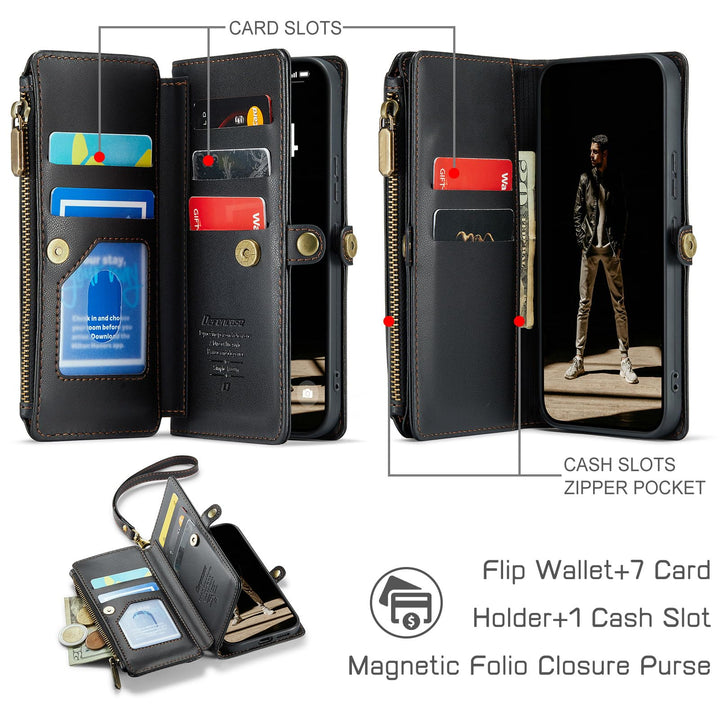 Defencase RFID Wallet Case for Galaxy S23 - Purple - DOKUTRONIX