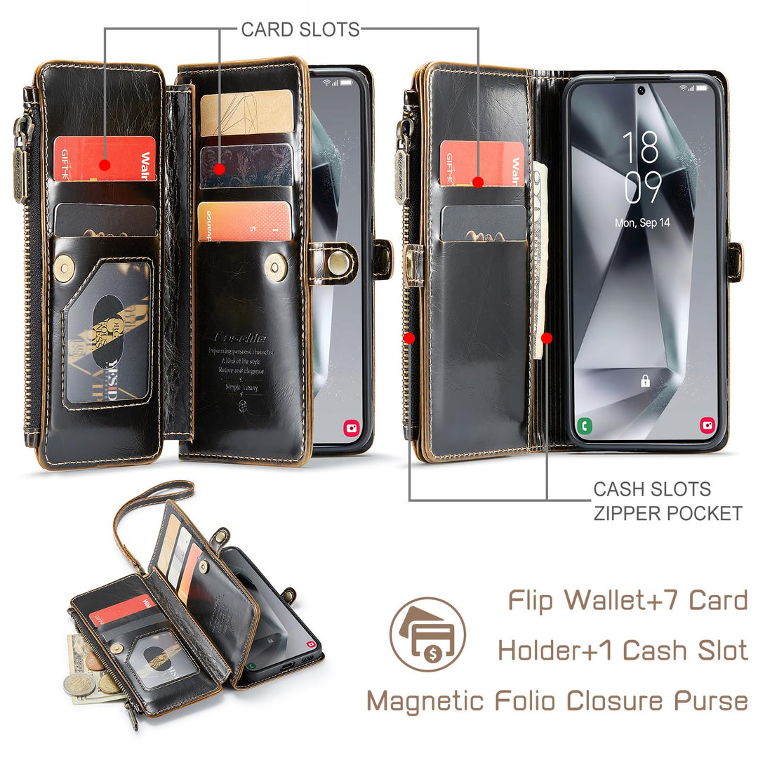 Defencase RFID Wallet Case for Galaxy S23 - Purple - DOKUTRONIX