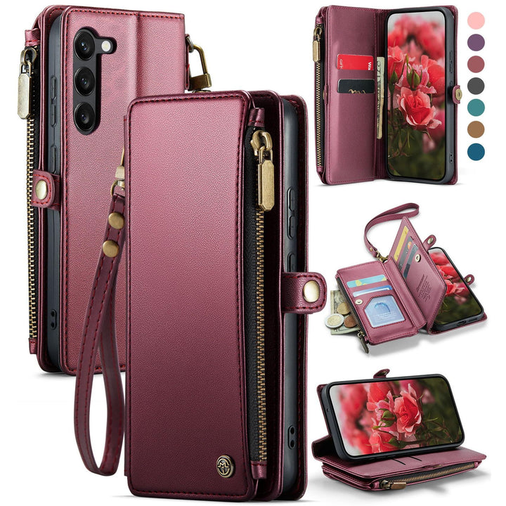 Defencase RFID Wallet Case for Galaxy S23 - Purple - DOKUTRONIX