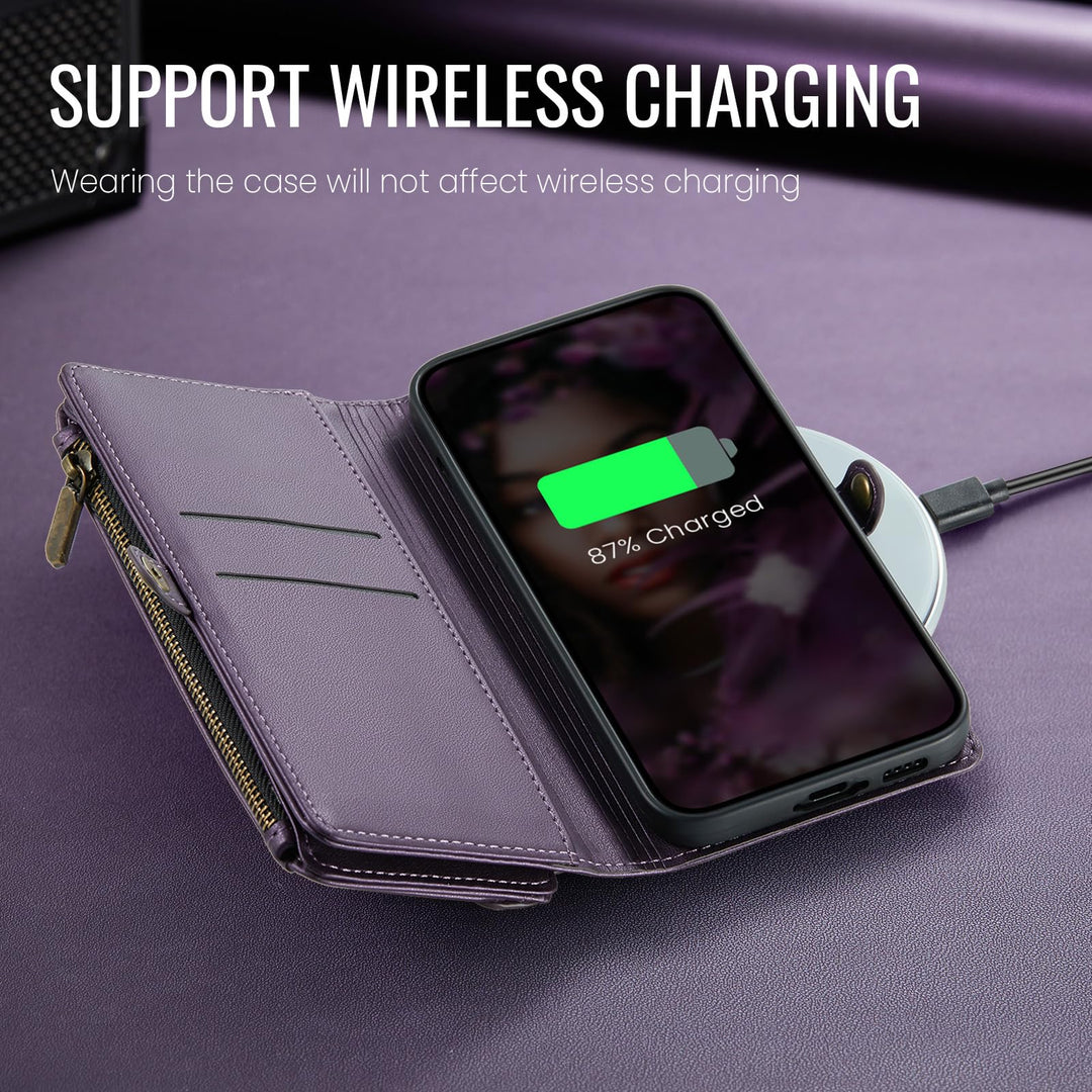 Defencase RFID Wallet Case for Galaxy S23 - Purple - DOKUTRONIX
