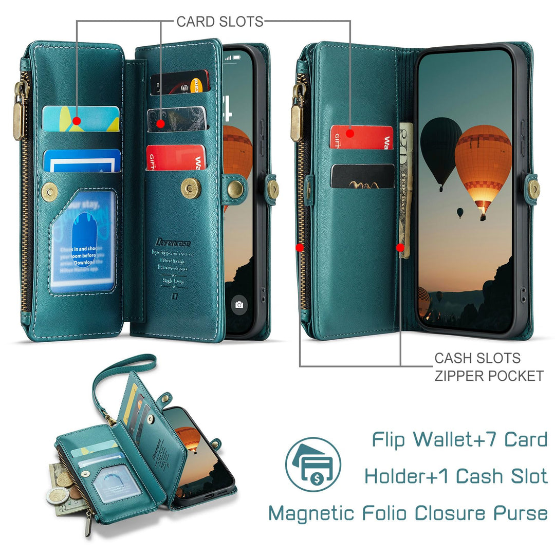 Defencase RFID Wallet Case for Galaxy S23 - Purple - DOKUTRONIX